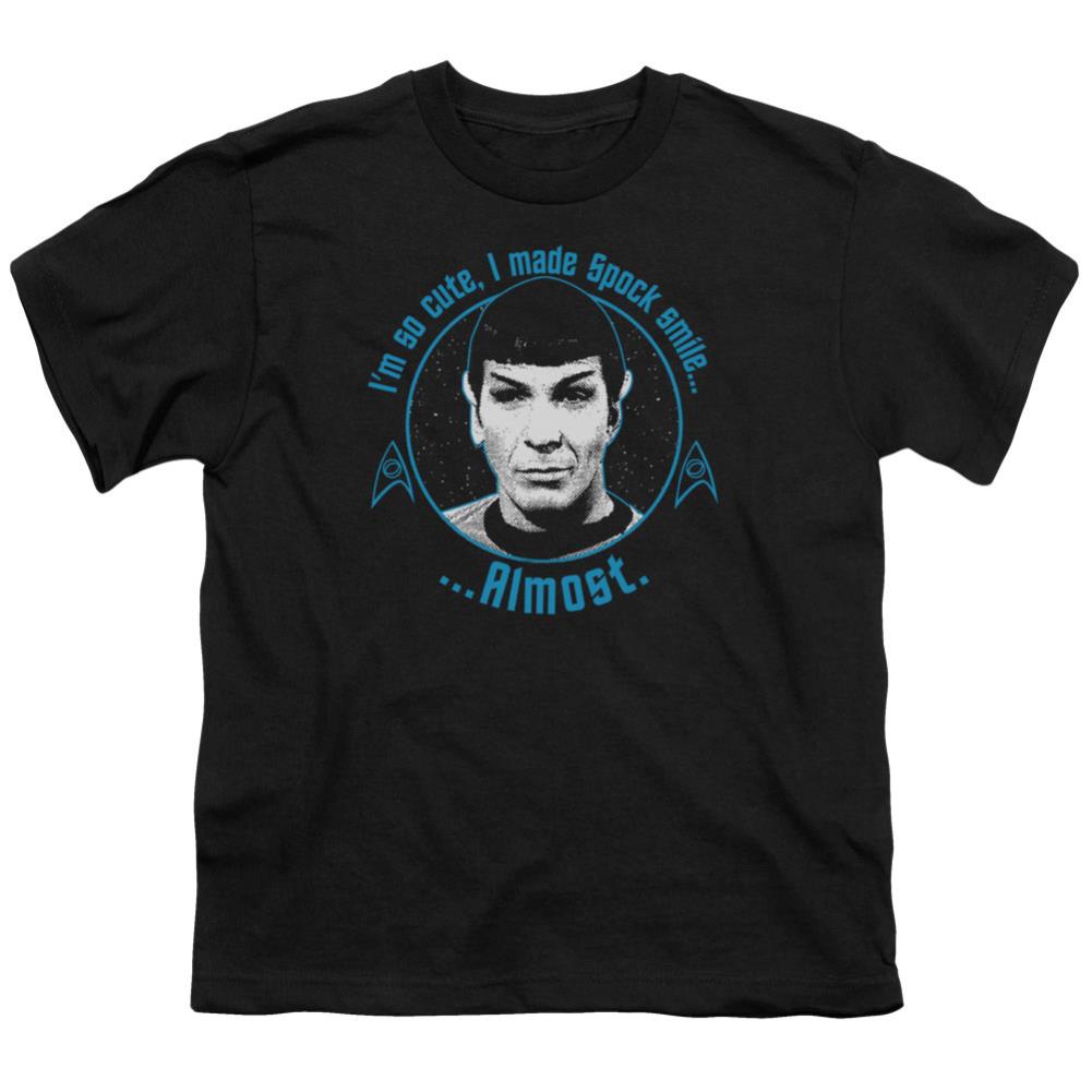 Star Trek Almost Smile Youth 18/1 100% Cotton Short-Sleeve T-Shirt