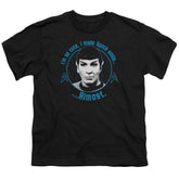 Star Trek Almost Smile Youth 18/1 100% Cotton Short-Sleeve T-Shirt