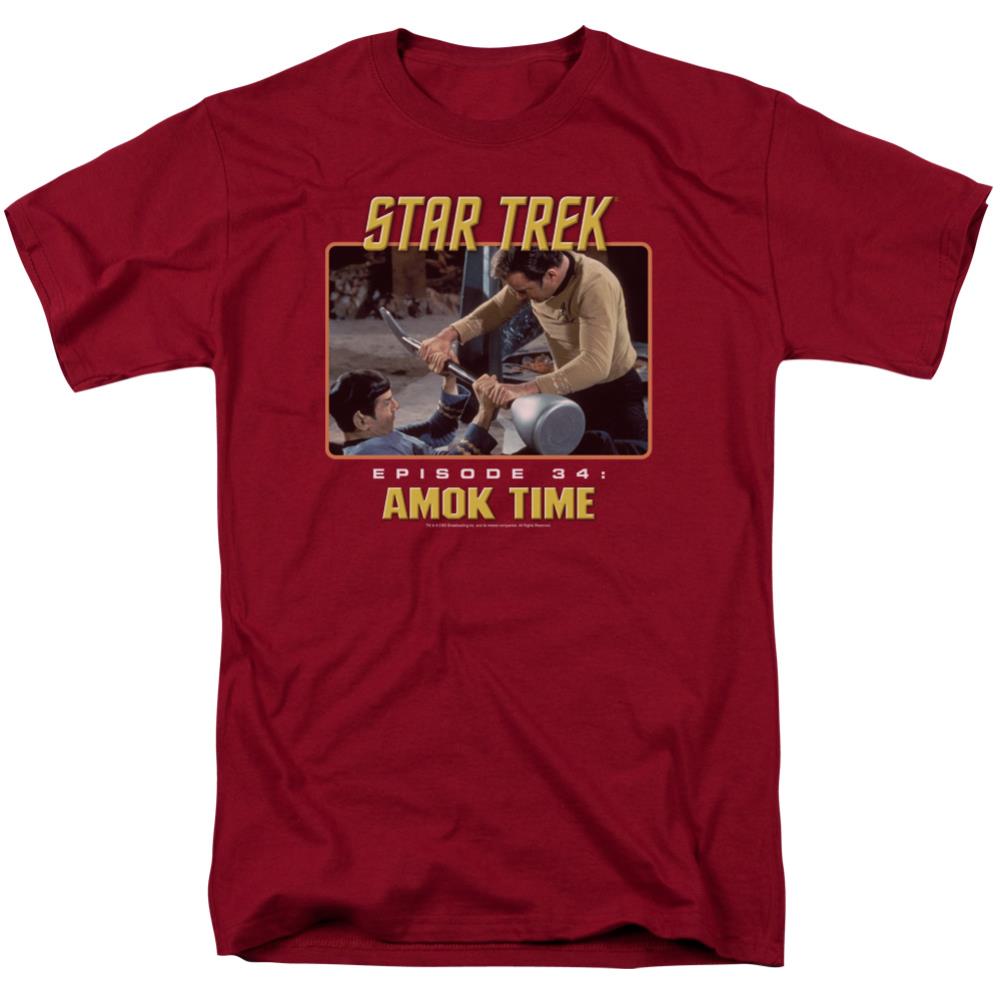 Star Trek Amok Time Men's 18/1 Cotton Short-Sleeve T-Shirt