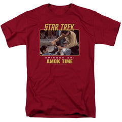 Star Trek Amok Time Men's 18/1 Cotton Short-Sleeve T-Shirt