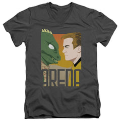 Star Trek Arena Men's 30/1 Cotton Slim V-Neck T-Shirt