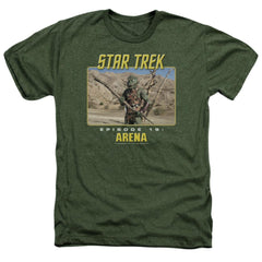 Star Trek Arena Men's 30/1 Heather 60 40 Poly Short-Sleeve T-Shirt