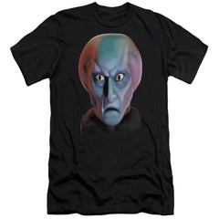 Star Trek Balok Head Men's Ultra-Soft 30/1 Cotton Slim Short-Sleeve T-Shirt