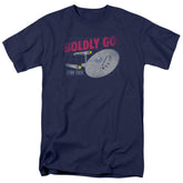 Star Trek Boldly Go Men's 18/1 Cotton Short-Sleeve T-Shirt