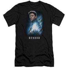 Star Trek Bones Poster Men's Ultra-Soft 30/1 Cotton Slim Short-Sleeve T-Shirt