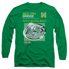 Star Trek Bridge Manual Men's 18/1 Cotton Long-Sleeve T-Shirt