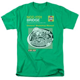 Star Trek Bridge Manual Men's 18/1 Cotton Short-Sleeve T-Shirt