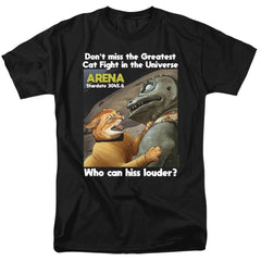 Star Trek Cat Fight Men's 18/1 Cotton Short-Sleeve T-Shirt