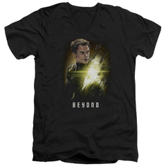 Star Trek Chekov Poster Men's 30/1 Cotton Slim V-Neck T-Shirt