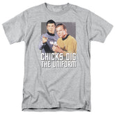 Star Trek Chicks Dig Men's 18/1 Cotton Short-Sleeve T-Shirt