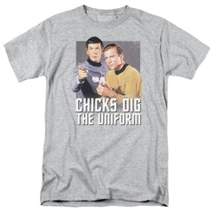 Star Trek Chicks Dig Men's 18/1 Cotton Short-Sleeve T-Shirt