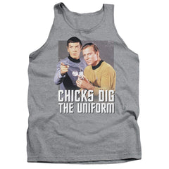 Star Trek Chicks Dig Men's 18/1 Cotton Tank Top
