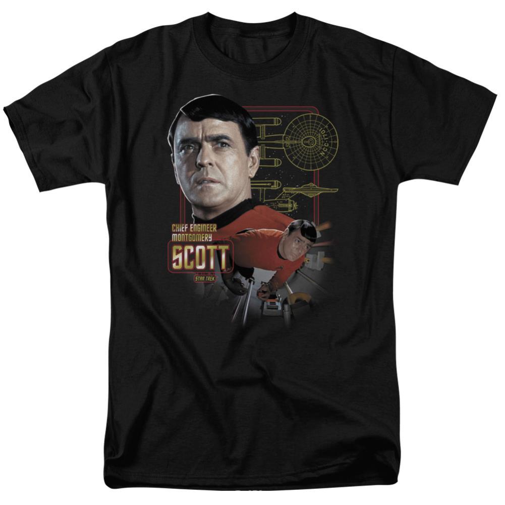 Star Trek Chief Engineer Scott Men's 18/1 Cotton Short-Sleeve T-Shirt
