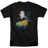 Star Trek Data 25th Men's 18/1 Cotton Short-Sleeve T-Shirt