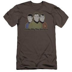 Star Trek Dig It Men's Ultra-Soft 30/1 Cotton Slim Short-Sleeve T-Shirt