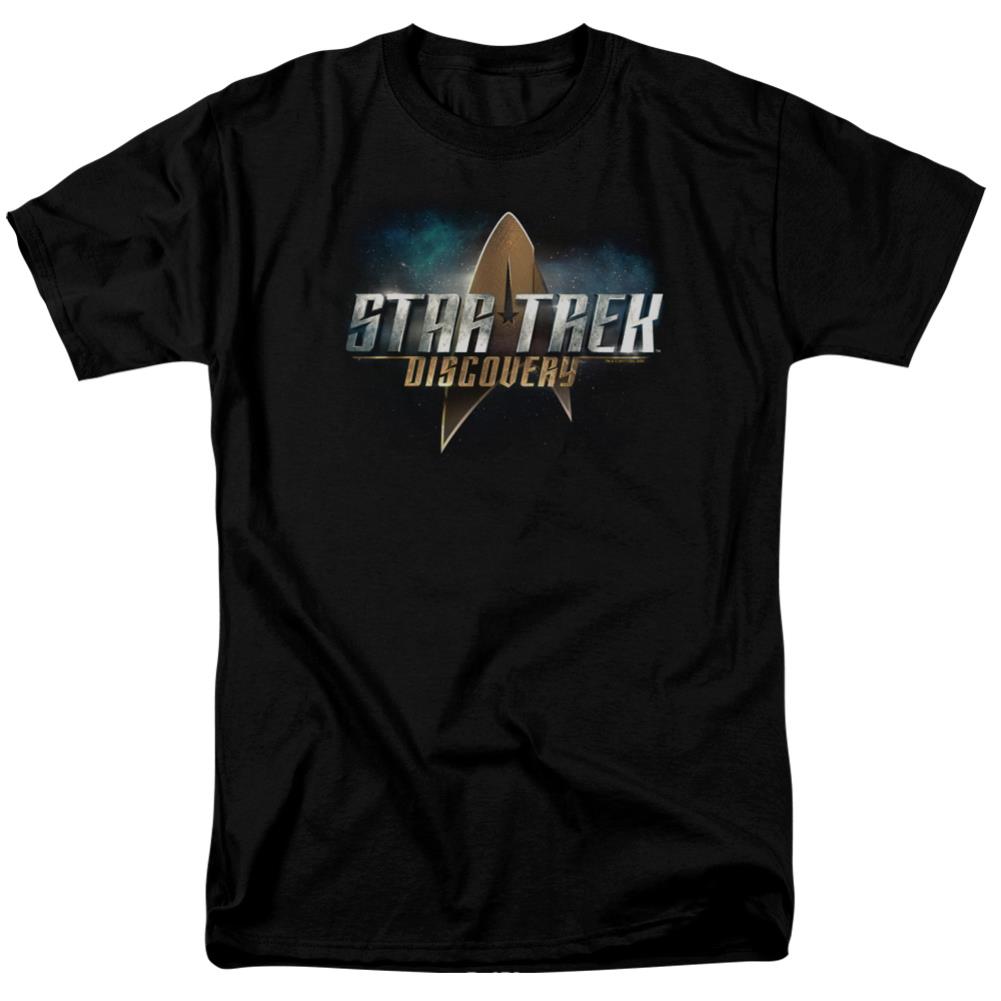 Star Trek Discovery Logo Men's 18/1 Cotton Short-Sleeve T-Shirt