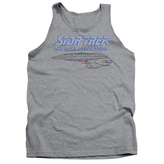 Star Trek Distressed TNG Men's 18/1 Cotton Tank Top