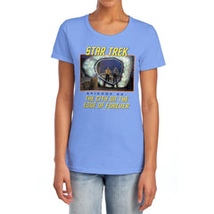 Star Trek Edge Of Forever Women's 18/1 Cotton Short-Sleeve T-Shirt