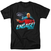 Star Trek Engage Men's 18/1 Cotton Short-Sleeve T-Shirt