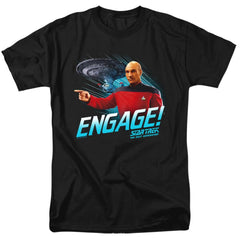 Star Trek Engage Men's 18/1 Cotton Short-Sleeve T-Shirt