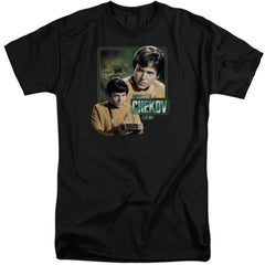 Star Trek Ensign Chekov Men's 18/1 Tall Cotton Short-Sleeve T-Shirt