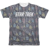 Star Trek Enterprise Crew Men's Regular Fit Poly Cotton Short-Sleeve T-Shirt
