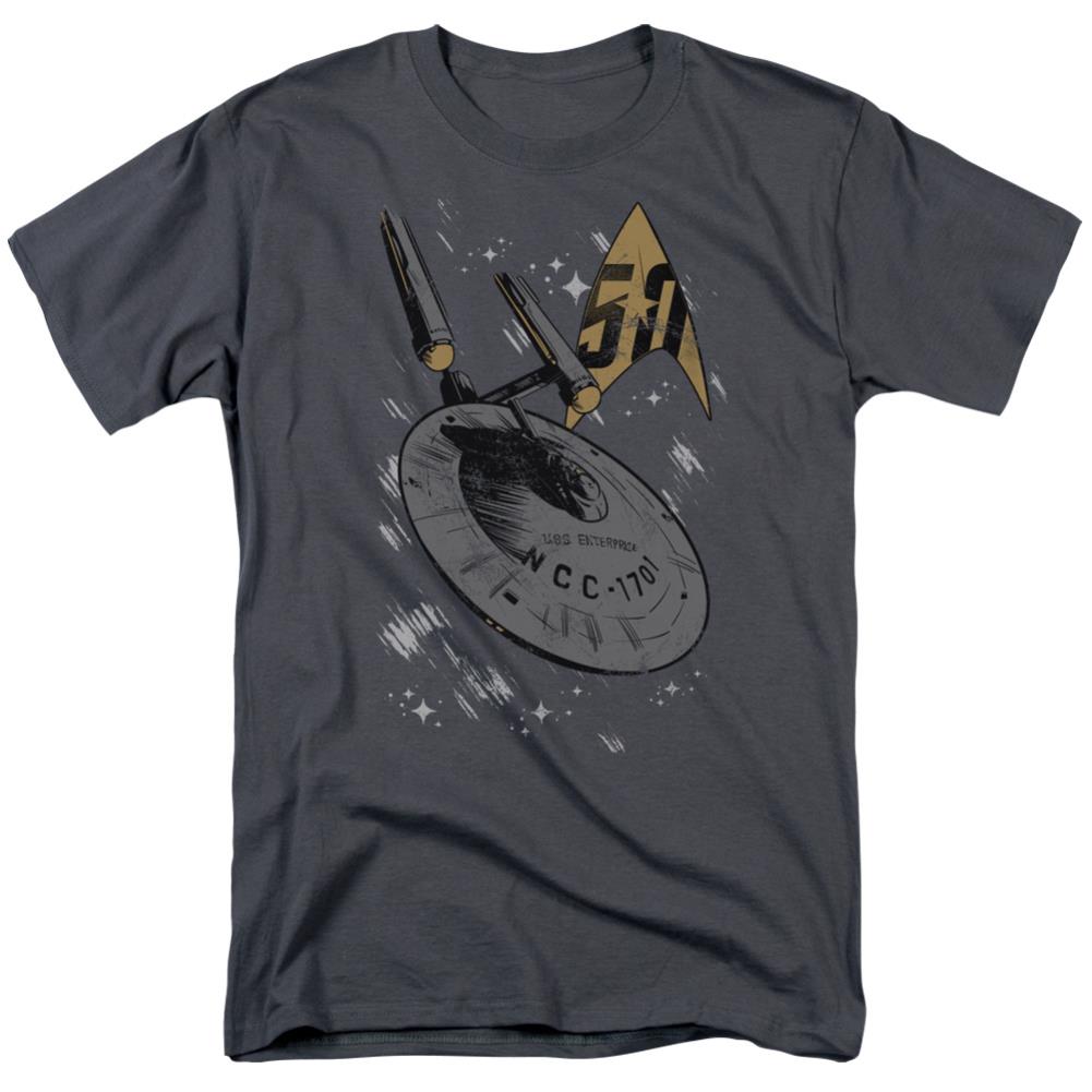 Star Trek Enterprise Dash Men's 18/1 Cotton Short-Sleeve T-Shirt