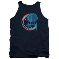 Star Trek Enterprise Patch Men's 18/1 Cotton Tank Top
