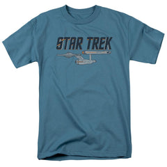 Star Trek Entreprise Logo Men's 18/1 Cotton Short-Sleeve T-Shirt