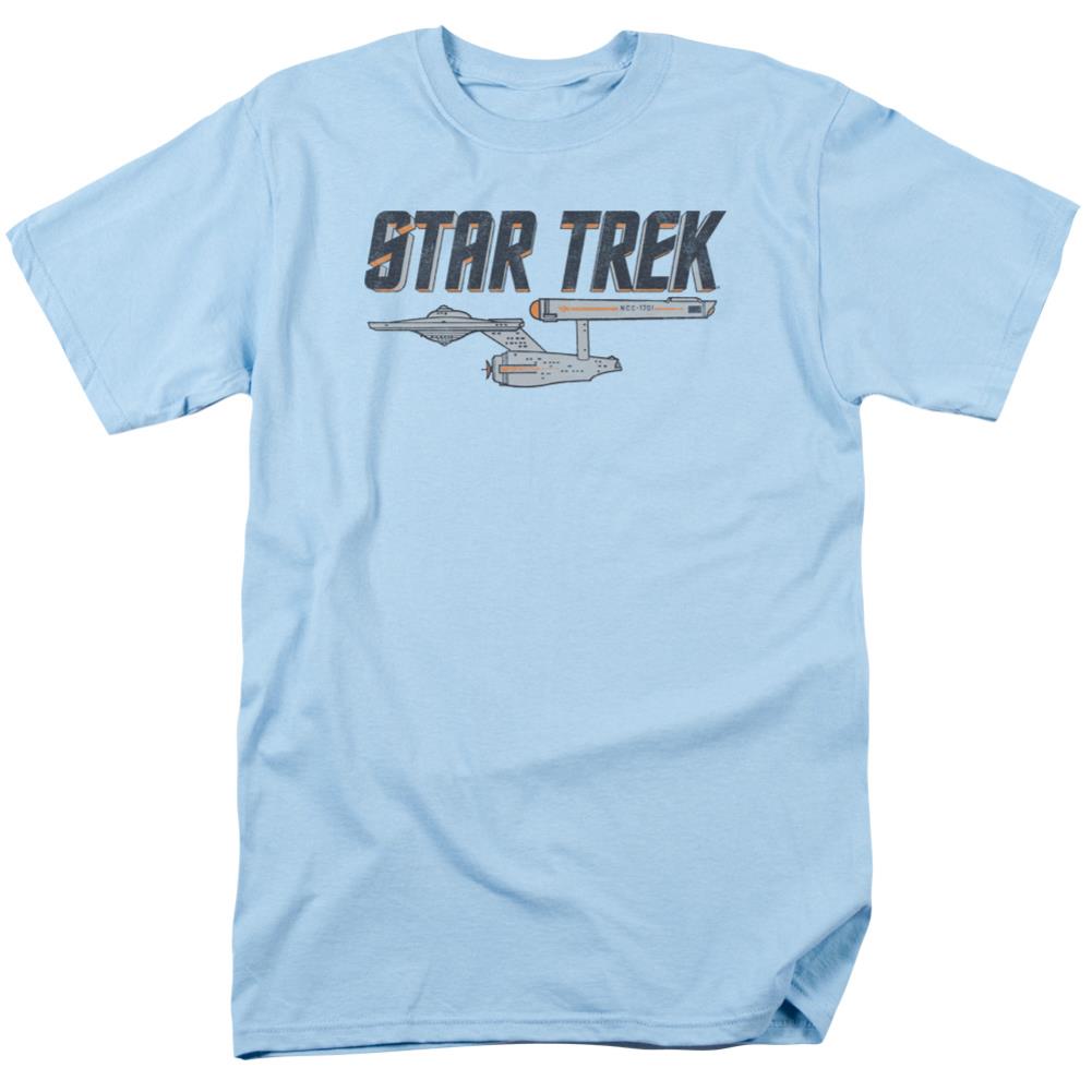 Star Trek Entreprise Logo Men's 18/1 Cotton Short-Sleeve T-Shirt