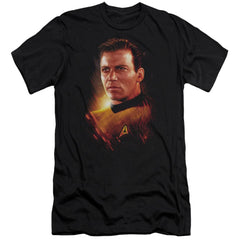 Star Trek Epic Kirk Men's Ultra-Soft 30/1 Cotton Slim Short-Sleeve T-Shirt