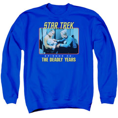 Star Trek Episode 40 Men's Crewneck 50 50 Poly Long-Sleeve T-Shirt