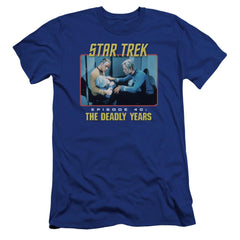 Star Trek Episode 40 Men's Ultra-Soft 30/1 Cotton Slim Short-Sleeve T-Shirt