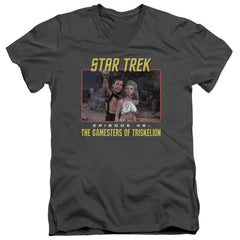 Star Trek Episode 46 Men's 30/1 Cotton Slim V-Neck T-Shirt