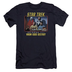 Star Trek Episode 71 Men's Ultra-Soft 30/1 Cotton Slim Short-Sleeve T-Shirt