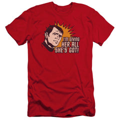 Star Trek Everything Men's Ultra-Soft 30/1 Cotton Slim Short-Sleeve T-Shirt