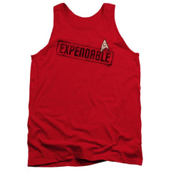 Star Trek Expendable Men's 18/1 Cotton Tank Top