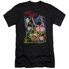 Star Trek Eye Of The Storm Men's Ultra-Soft 30/1 Cotton Slim Short-Sleeve T-Shirt