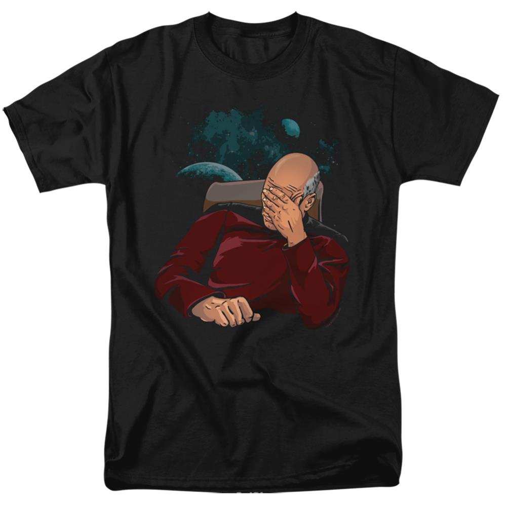 Star Trek Facepalm Men's 18/1 Cotton Short-Sleeve T-Shirt