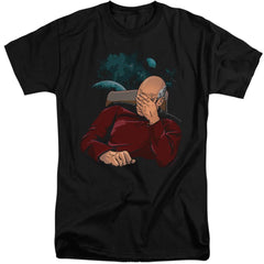Star Trek Facepalm Men's 18/1 Tall Cotton Short-Sleeve T-Shirt