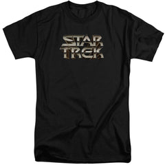 Star Trek Feel The Steel Men's 18/1 Tall Cotton Short-Sleeve T-Shirt