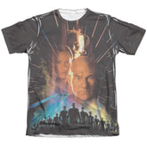 Star Trek Fist Contact Poster Men's Regular Fit Poly Cotton Short-Sleeve T-Shirt