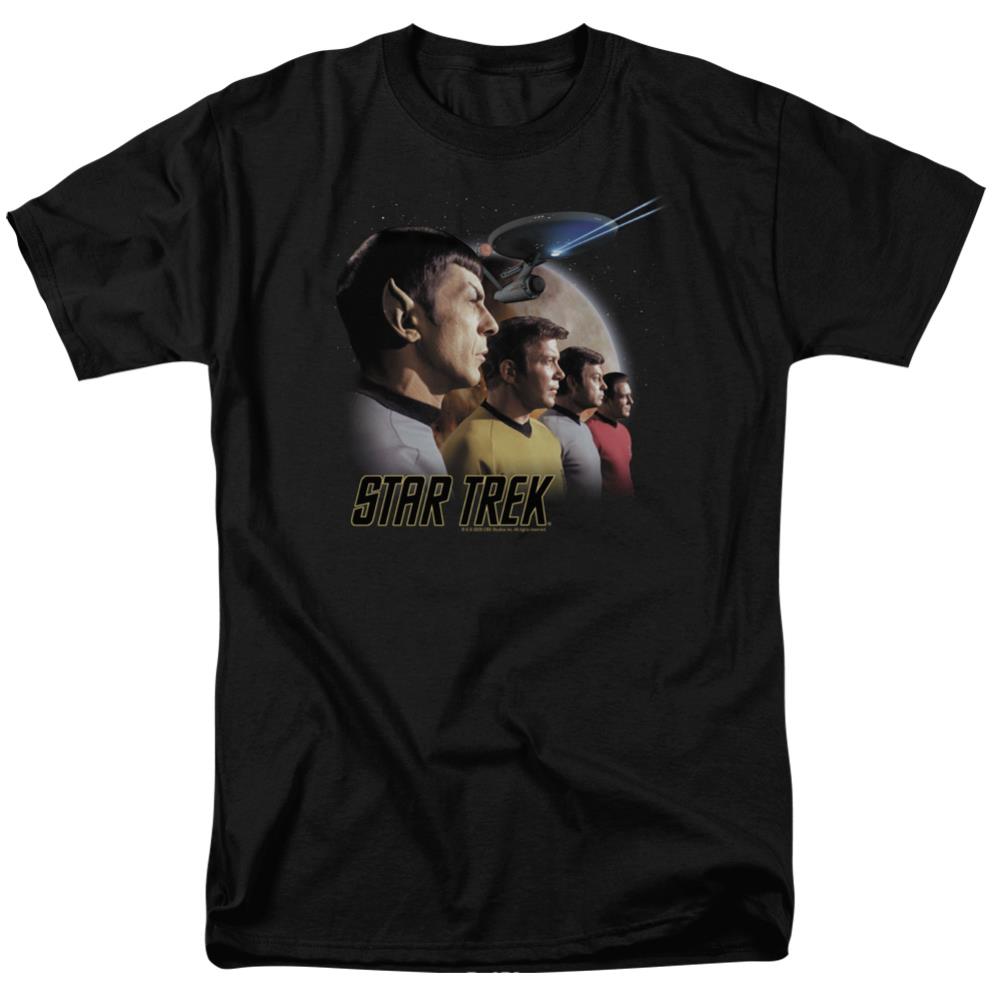 Star Trek Forward To Adventure Men's 18/1 Cotton Short-Sleeve T-Shirt