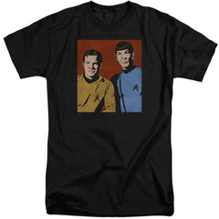 Star Trek Friends Men's 18/1 Tall Cotton Short-Sleeve T-Shirt