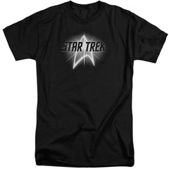 Star Trek Glow Logo Men's 18/1 Tall Cotton Short-Sleeve T-Shirt