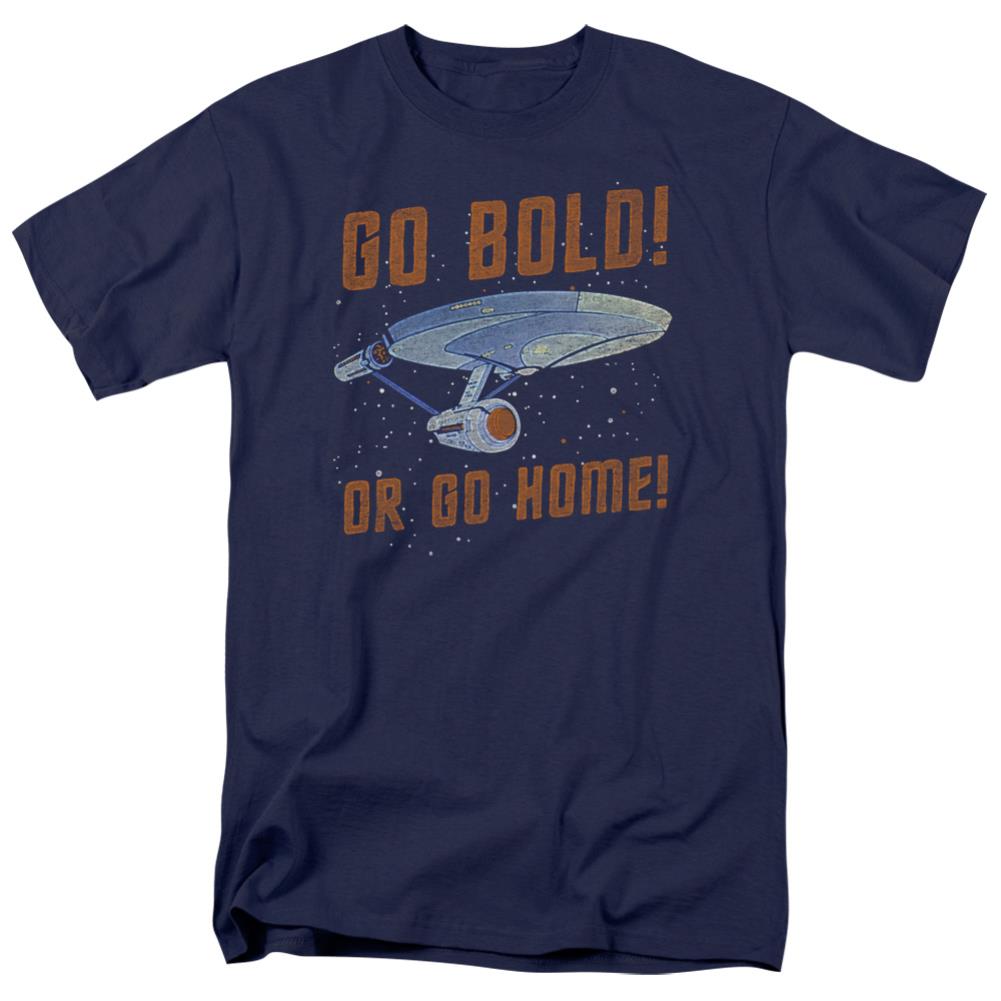 Star Trek Go Bold Men's 18/1 Cotton Short-Sleeve T-Shirt