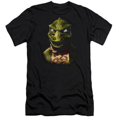 Star Trek Gorn Bust Men's Ultra-Soft 30/1 Cotton Slim Short-Sleeve T-Shirt