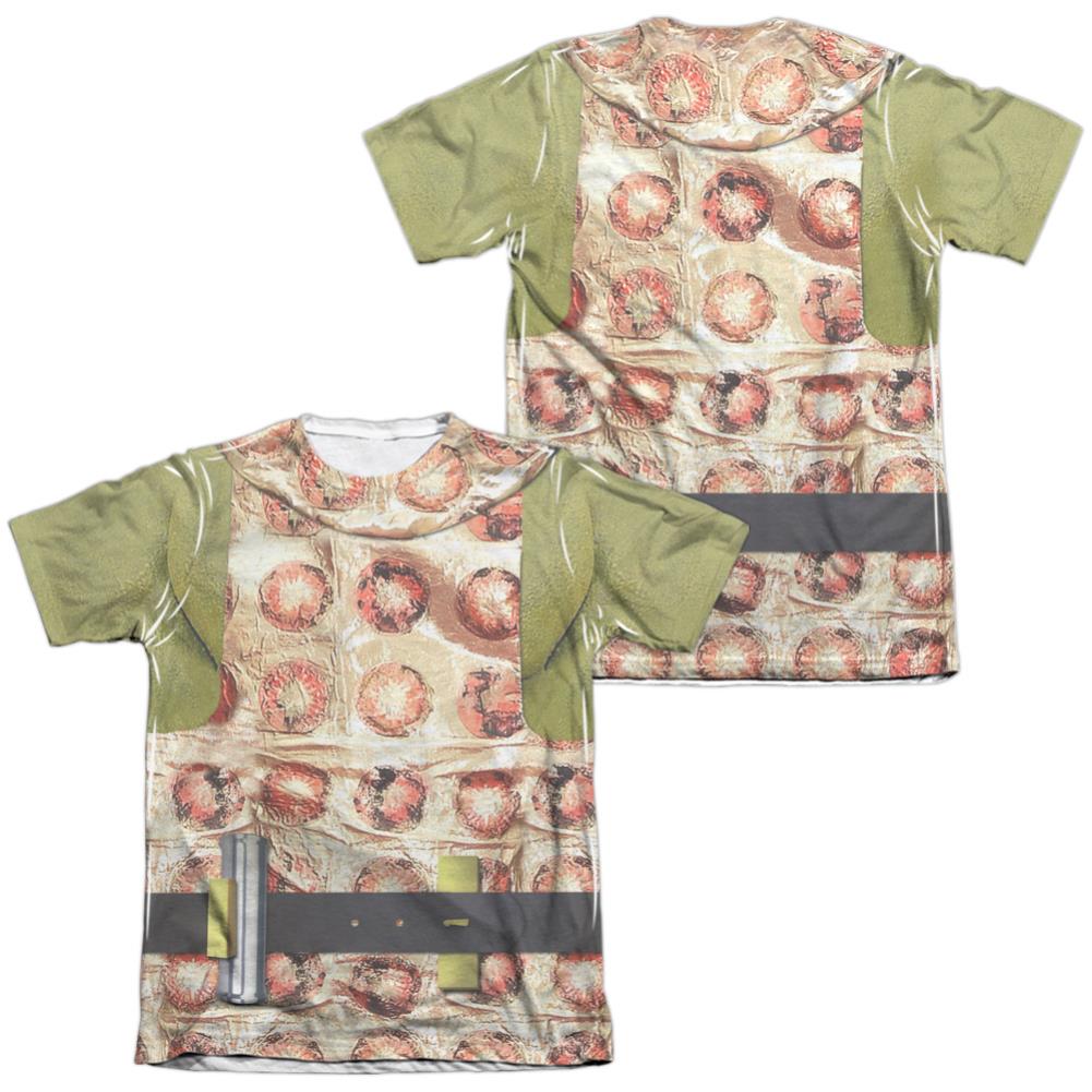 Star Trek Gorn Costume (Front/Back Print) Men's Regular Fit Poly Cotton Short-Sleeve T-Shirt