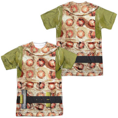 Star Trek Gorn Costume (Front/Back Print) Men's Regular Fit Polyester Short-Sleeve T-Shirt