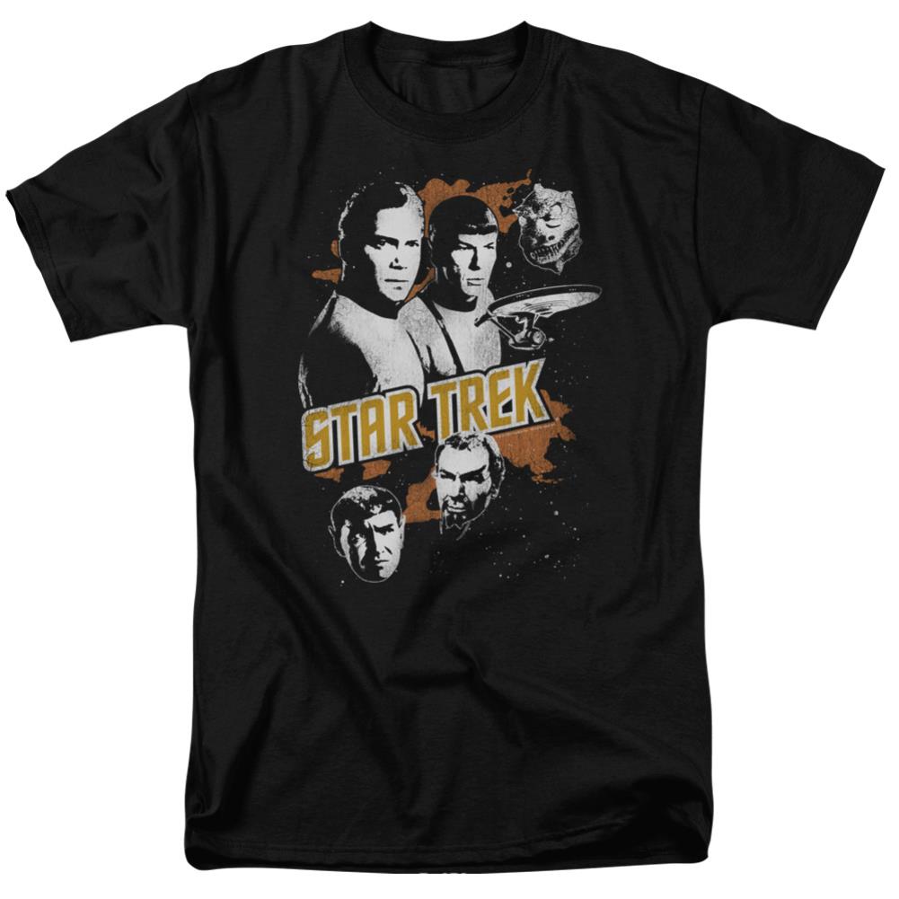 Star Trek Graphic Good Vs Evil Men's 18/1 Cotton Short-Sleeve T-Shirt